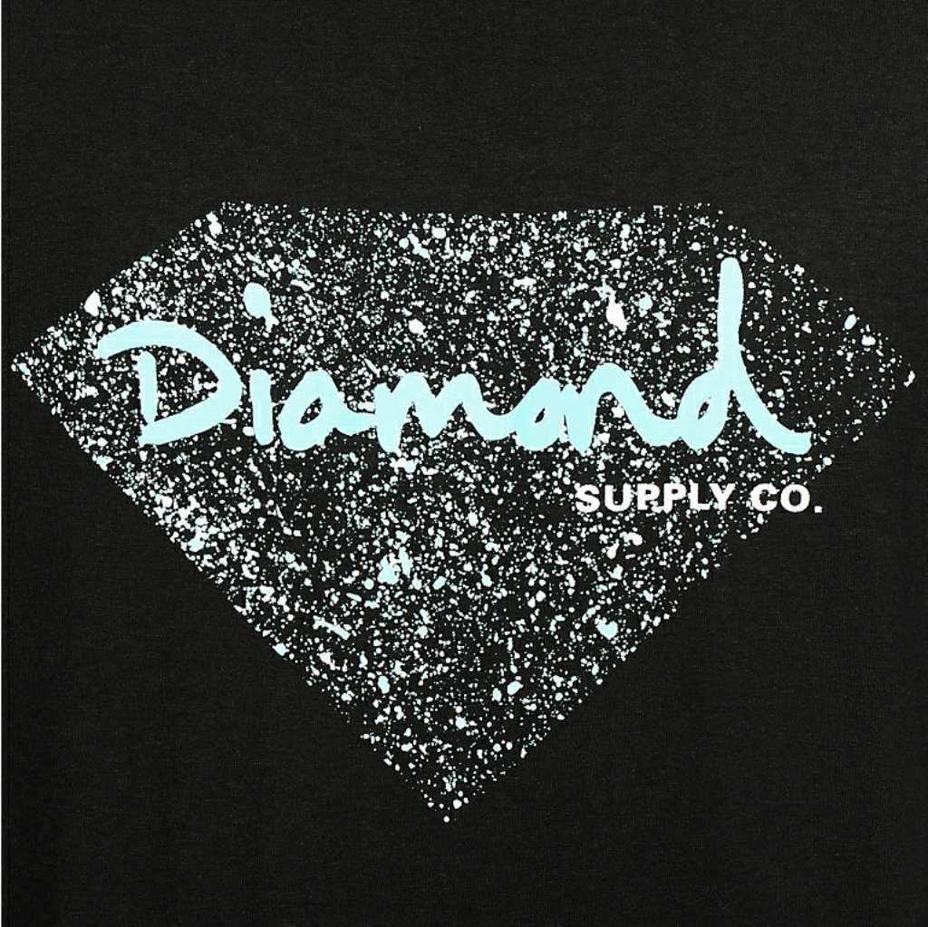 Nwot Rare Limited Edition Zumiez Diamond Supply Co Og Splatter Shirt